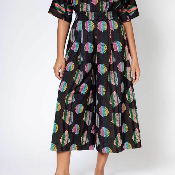 ACE & JIG jo midi wide-leg pants in beachcomber — size small NWT - Picture 2 of 9